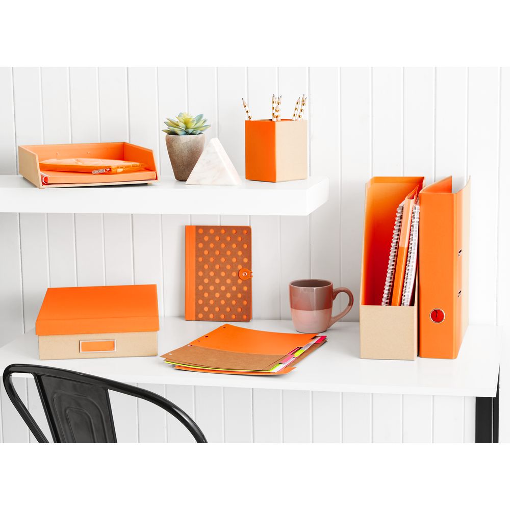 Otto A4 Neon Display Book 20 Pockets Orange